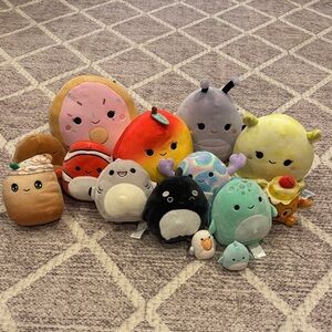 Squishmallows Colorful Plush Toy Collection